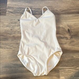 Eleve Dancewear White  Leotard child Large